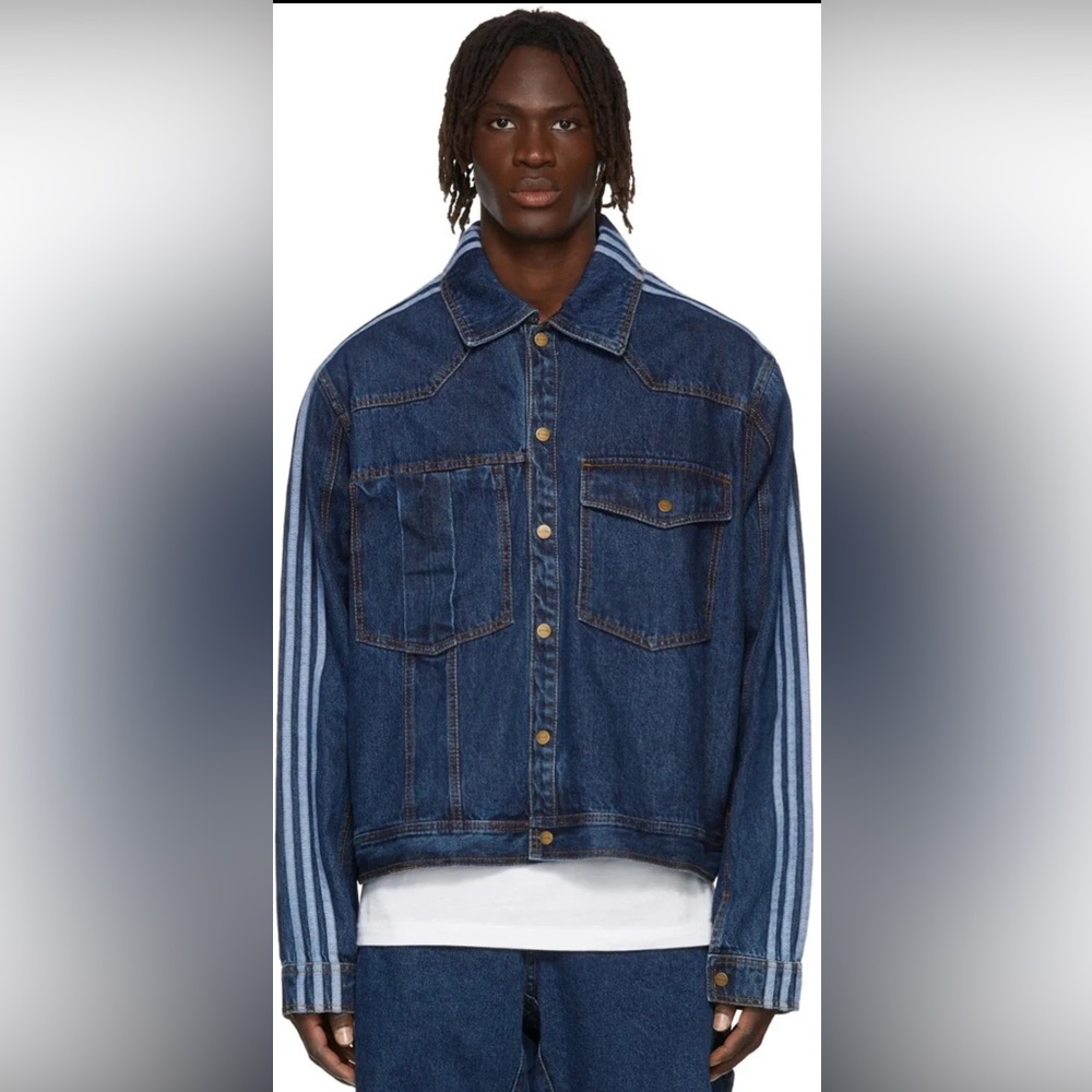 Adidas X Ivy Park 🤠 Rodeo Park Denim Jacket XXS NWOT